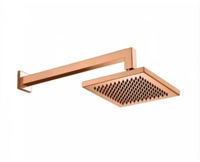 CHUVEIRO DE METAL 20X20 C/ BRAÇO DE PAREDE 109, KROMMA