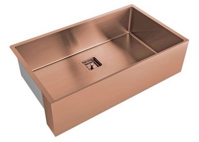 CUBA PRIMACCORE FARM SINK ROSE GOLD 740X430, DEBACCO
