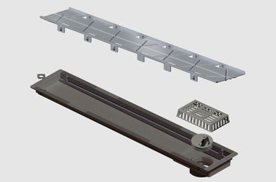 RALO LINEAR VERSATILE TAMPA OCULTA 75CM, ELLEVE