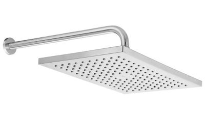 CHUVEIRO COM BRAÇO DE PAREDE 360X420MM RAINSENSE CROMADO, ROCA