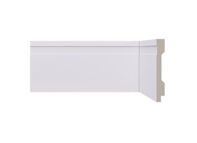 RODAPE LEV102 RP/BRANCO 10 CM FRISADO, SANTA, LUZIA