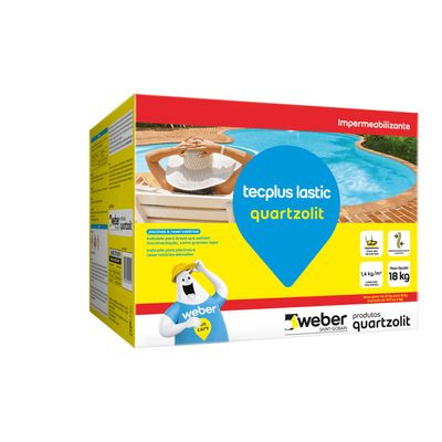 ARGAMASSA IMPERMEABILIZANTE LASTIC TOP CAIXA 18Kg
