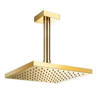 CHUVEIRO HEAVEN TETO Q200 OURO, POLIDO, DOCOL