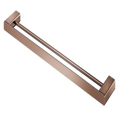 PORTA TOALHA BAS DUPLO FLAT COBRE POLIDO, DOCOL