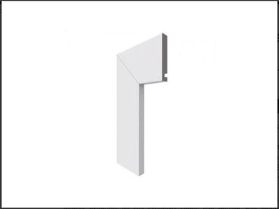 ALIZARES 451 / GUARNICAO BRANCA  7CM LISO, SANTA LUZIA