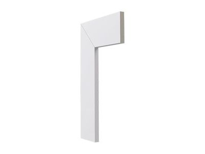 ALIZARES LEV51 / GUARNICAO BRANCA 2,40M, 5CM LISO, SANTA LUZIA