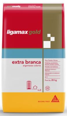 ARGAMASSA LIGAMAX EXTRA PORC INT E EXT AC II BRANCO 20KG, ELIANE