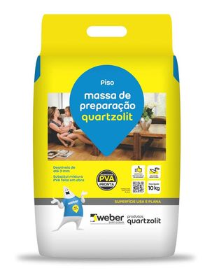 MASSA DE PREPARAÇÃO CINZA 10KG, QUARTZOLIT