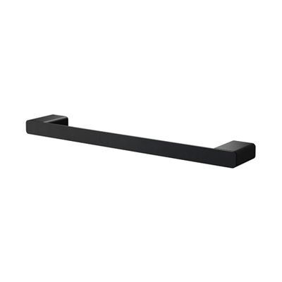 PORTA TOALHA BASTÃO ROSTO 300MM FLAT ONIX, DOCOL