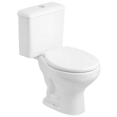 VASO SANITARIO SAVEIRO BRANCO COM ASSENTO, CAIXA ACOPLADA E ITENS MONTAGEM 6 LITROS, CELITE
