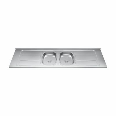 PIA INOX 2,00 AÇO 430 CUBA N4-095 C/ESC, GHELPLUS