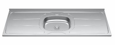 PIA INOX 1,50 ACO 430 CUBA N4-095 COM ESCOAMENTO GHELPLUS