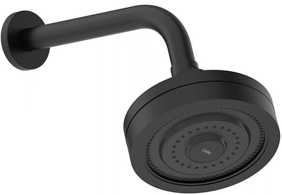 CHUVEIRO REDONDO 120MM AUTO LIMPANTE MASTER PRETO MATE CELITE