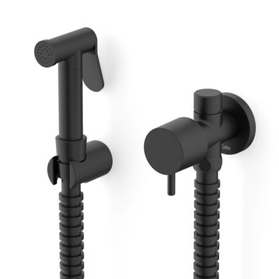 DUCHA HIGIENICA COM DERIV BASICO PRETO MATE CELITE