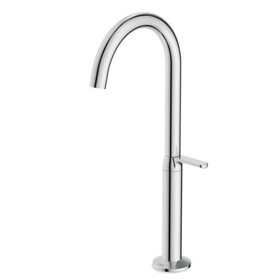 TORNEIRA PARA  LAVATÓRIO DE  MESA BICA ALTA LINHA  DESIGN  CROMADO CELITE