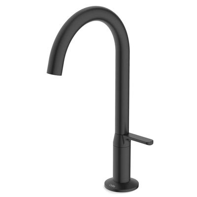 TORNEIRA PARA  LAVATÓRIO DE MESA BICA BAIXA LINHA DESIGN PRETO MATE CELITE