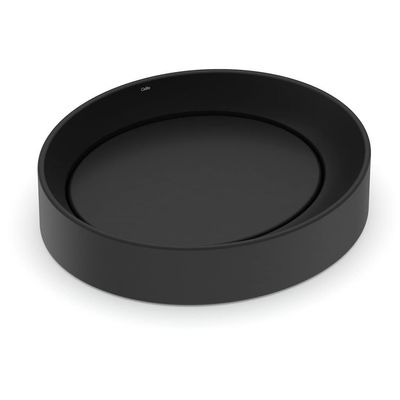 CUBA APOIO SEM MESA 450X400 DESIGN D5 MATE BLACK CELITE