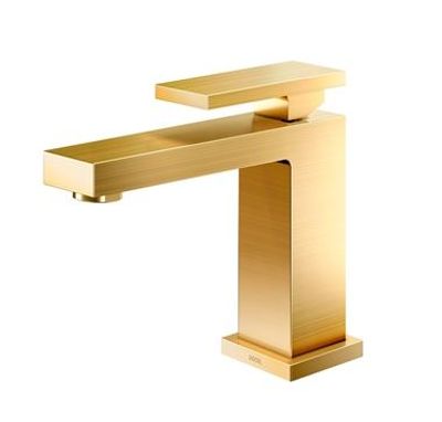 TORNEIRA LAVATORIO MESA NEW EDGE, OURO POLIDO, DOCOL