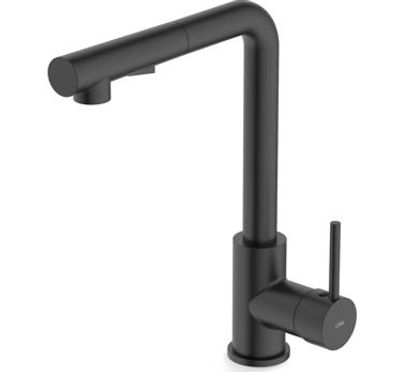 MONOCOMANDO COZINHA DE MESA BICA L, 2 FUNÇOES CE PRATICA, PRETO MATTE, CELITE