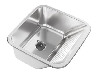 TANQUE EMBUTIR 450X450X205 POLIDO, 25LITROS, GHELPLUS