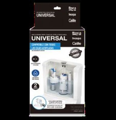 KIT MECANISMO UNIVERSAL DUPLO ACIONAMENTO 3 E 6 LITROS.