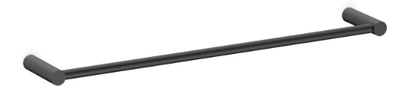 TOALHEIRO BARRA 400 MM FLOW PRETO MATTE CELITE