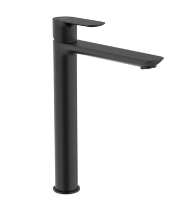MISTURADOR MONOCOMANDO PARA LAVATORIO DE MESA BICA ALTA CALA MATTE BLACK, ROCA