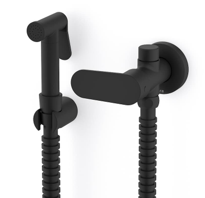 DUCHA HIGIÊNICA COM DERIVAÇÃO CALA MATTE BLACK, ROCA