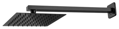 DUCHA ARTICULADA QUADRADO BLACK MATTE DN 15