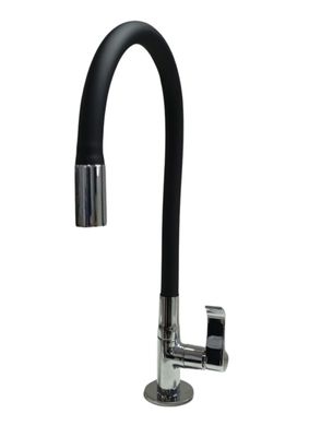 TORNEIRA COZINHA MESA COLOR FLEX FIT C75 1/4 V DN 15 PRETO