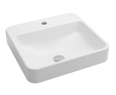 CUBA SOBREPOR RETANGULAR MESA 470X440X140 WHITE