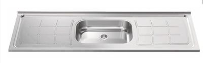 PIA INOX 430 1.80 1 CUBA C/ESC, GHELPLUS