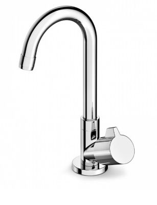 TORNEIRA DE LAVATÓRIO MESA BICA ALTA FIT, CELITE