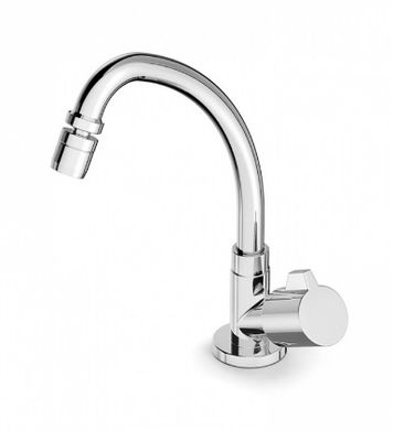 TORNEIRA DE COZINHA DE MESA BICA MÓVEL COM AREJADOR ARTICULADO FIT, CELITE
