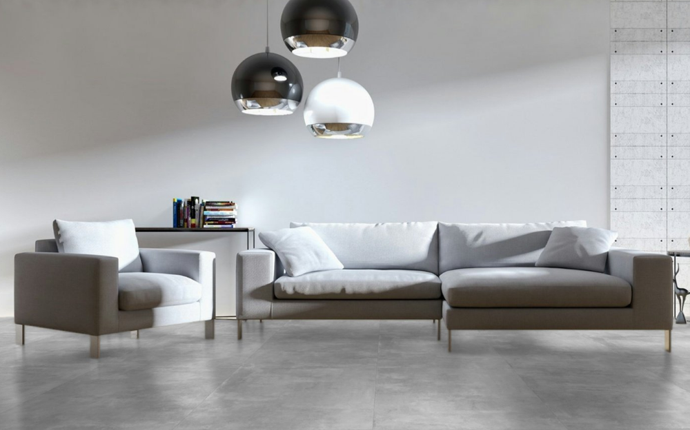 Porcelanato 83x83 Soft Concret Out Plus 83037 - Embramaco