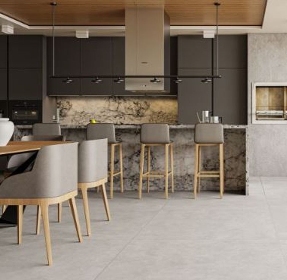 TOTONOE LIGHT グレー Porcelanato 120x120 London Gray Natural 2,86MT - Gaudi