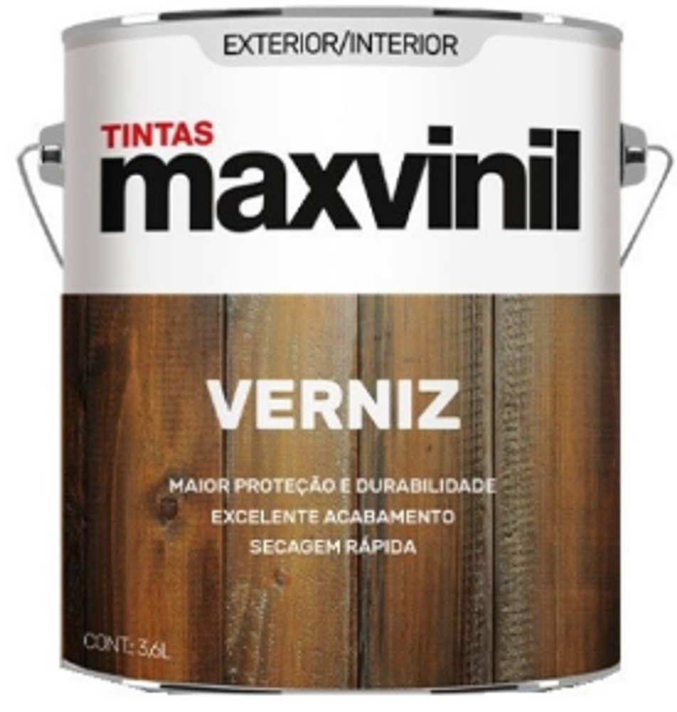 Verniz Copal Brilhante Cerejeira 3,6 Litros - Maxvinil