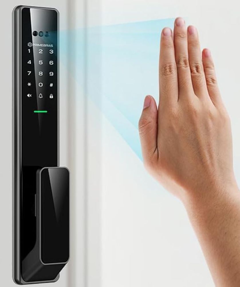 Fechadura Digital Com Reconhecimento Facial Wi-Fi Primebras Zurich