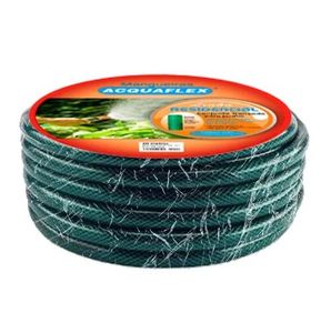 Mangueira Acquaflex Para Jardim Trançada Verde Com 15 Metros