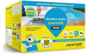 Impermeabilizante Tecplus Lastic 7000 Lajes e Piscinas 18KG Impermeabilizante Tecplus Lastic 7000 Lajes e Piscinas 18KG