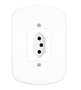 Tomada 2P+T 10A/250V Blanc - Fame