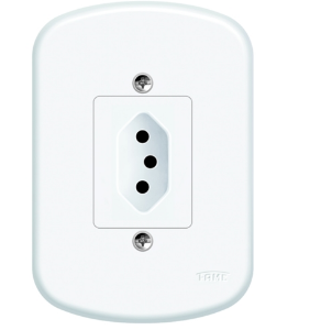 Tomada 2P+T 20A/250V Blanc - Fame