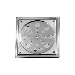 Grelha Quadrado Aço Inox com Caixilho 15x15 cm - Minox