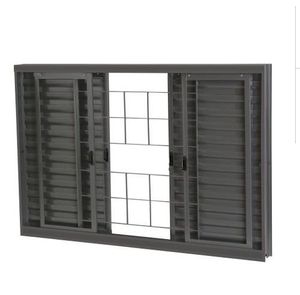 Veneziana Standard Grade Quadriculada 6 Folhas - 2 Folhas Fixas 1.20x1.00 R12 7060 - CRV Veneziana Standard Grade Quadriculada 6 Folhas - 2 Folhas Fixas 1.20x1.00 R12 7060 - CRV