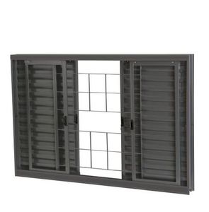 Veneziana Standard Grade Quadriculada 6 Folhas - 2 Folhas Fixas 1.20x1.00 R12 7070 - CRV Veneziana Standard Grade Quadriculada 6 Folhas - 2 Folhas Fixas 1.20x1.00 R12 7070 - CRV