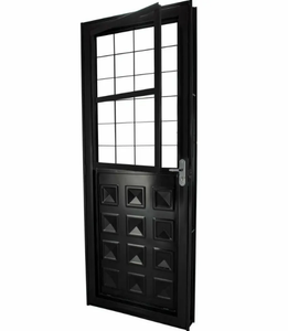 Porta Mista Postigo Almofada Com Grade 84x215 Direita R12 Ref:100114- CRV