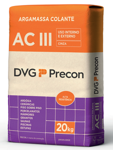 Argamassa 20KG AC-III Cinza - Precon Argamassa 20KG AC-III Cinza - Precon
