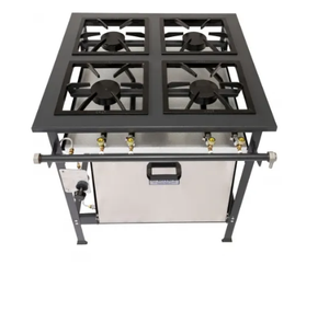 Fogão 4 Bocas Alta Pressão Com Forno - Metal Brey