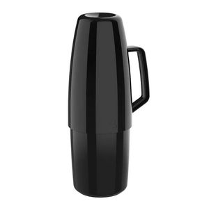 Garrafa Térmica 1 L Preto Lótus - Soprano