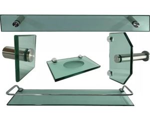 Kit Luxo Reto Vidro Verde 5252 - Vildrex